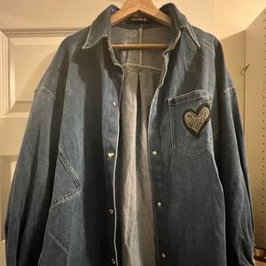 Vintage style denim shirt